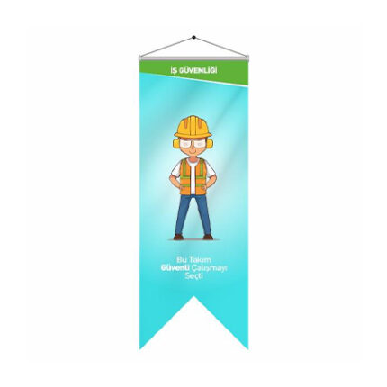 İş Güvenliği Kırlangıç Flama 50x150