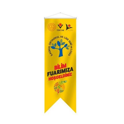 5- Bilim Fuarı Kırlangıç Flama 50x150 cm