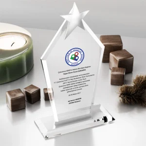 PB3006-Y Kristal Plaket