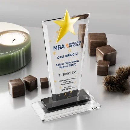 PB357 Kristal Plaket