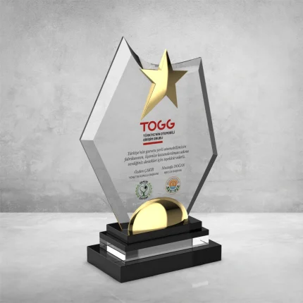 PB707 Kristal Plaket