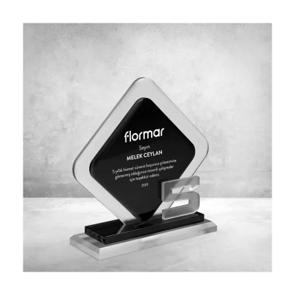 PB801-5 Kristal Plaket