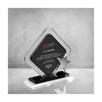 PB902 Kristal Plaket