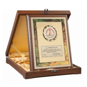 Ahşap Kutulu Plaket