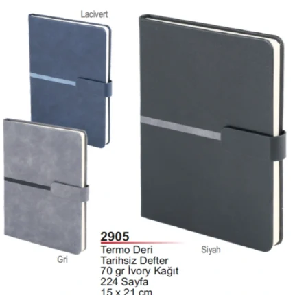 Termo Deri Tarihsiz Defter