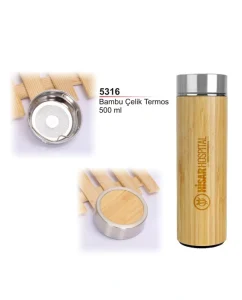 Bambu Çelik Termos