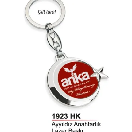 Metal Anahtarlık Damla Baskı