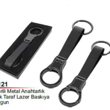 Derili Metal Anahtarlık