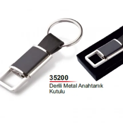 Derili Metal Anahtarlık Kutulu