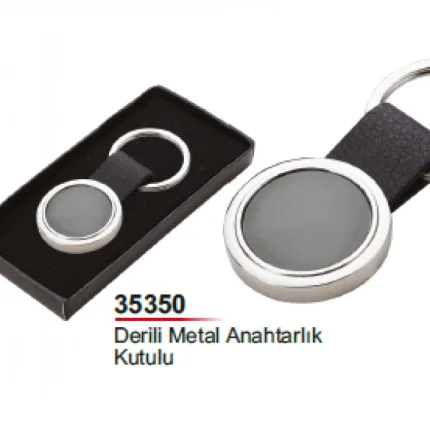 Derili Metal Anahtarlık Kutulu
