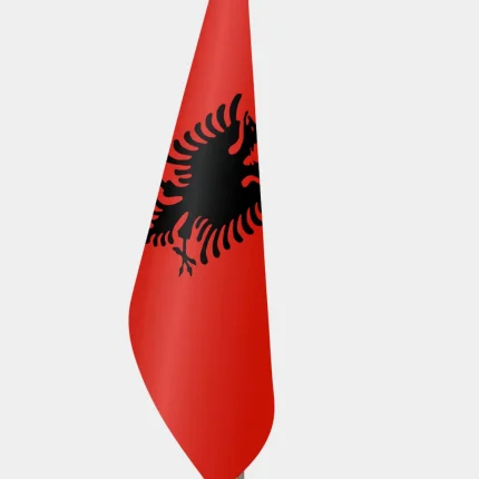 Arnavutluk Makam Bayrağı Seti
