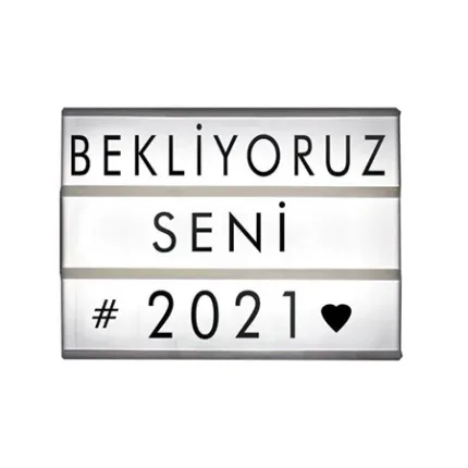 Light Box Işıklı A4
