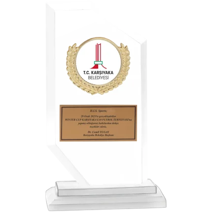 Cam Plaketler CM-026 - 12x21 cm