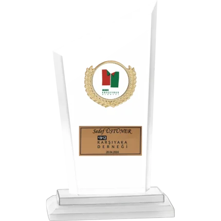 Cam Plaketler CM-034 - 12x22 cm