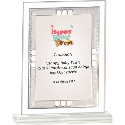 Cam Plaketler CM-081-M - 18x21 cm
