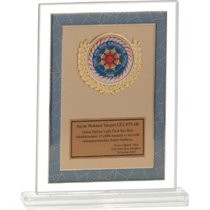 Cam Plaketler CM-083 - 18x21 cm