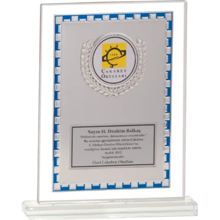 Cam Plaketler CM-088 - 18x21 cm