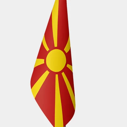 Makedonya Makam Bayrağı Seti