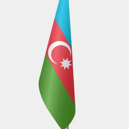 Azerbaycan Makam Bayrağı Seti