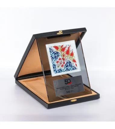 PB1105 Çinili Kristal Plaket